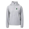 thumbnail image 2 of Women's Cutter & Buck  Gray Charlotte 49ers Charter Eco Recycled Half-Zip Anorak Jacket, 2 of 3