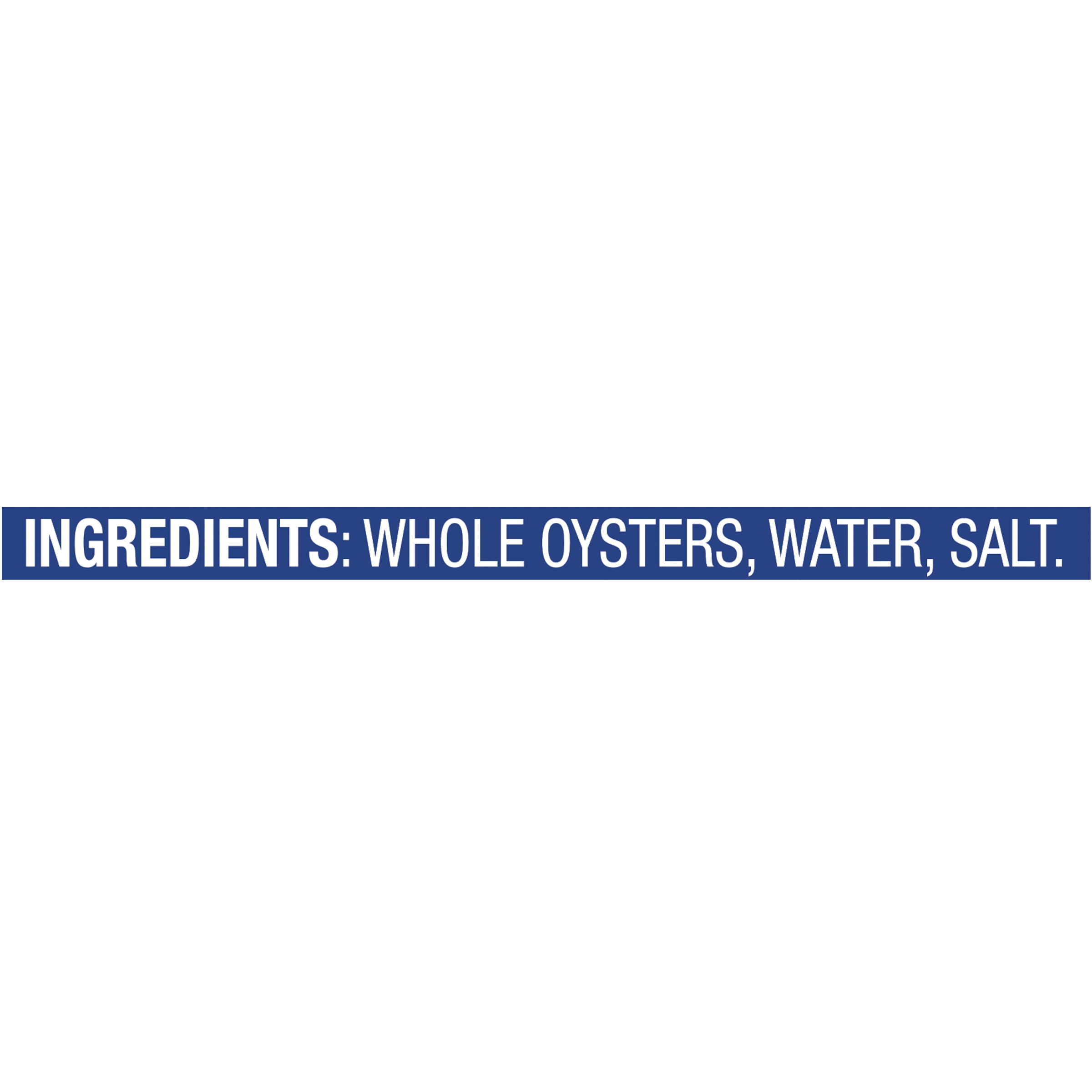 (6 pack) Chicken of the Sea Whole Oysters 8 oz