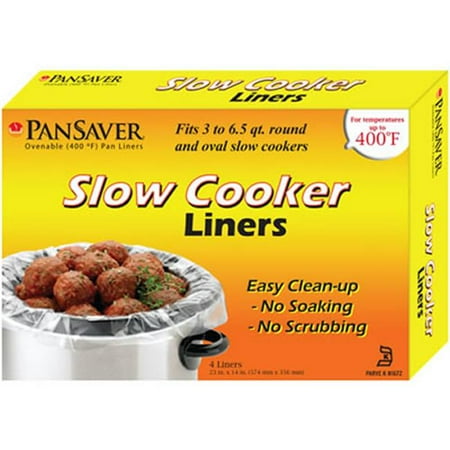Pansaver Slow Cooker Liner for 3 to 6.5 qt Cookers - Case of 18
