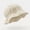 Beige, variant on Baby Ruffle Trim Bucket Hat, Breathable cotton gauze, Comfortable sun hat for walks, beach visits and daily outings, 0-3 Years Orange