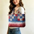 thumbnail image 4 of 4th of July Tote Bag Large Reusable Shopping Bag for Women Patriotic Independence Day Travel Beach Picnic Grocery Carryall Shoulder Handbag, 4 of 6