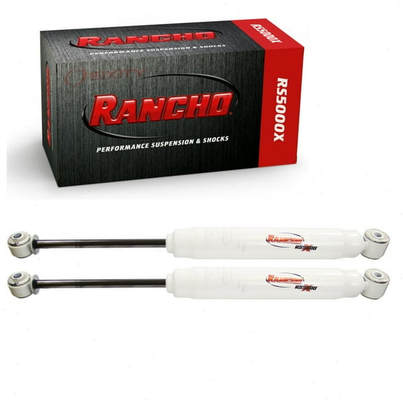 2 pc Rancho Rear RS5000X Shock Absorbers compatible with Chevrolet Silverado 2500 HD 2011-2020