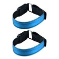 thumbnail image 1 of Rechargeable, High Visibility LED Wrist Arm Ankle Light Up Bands for Running Night Walking, 1 of 5
