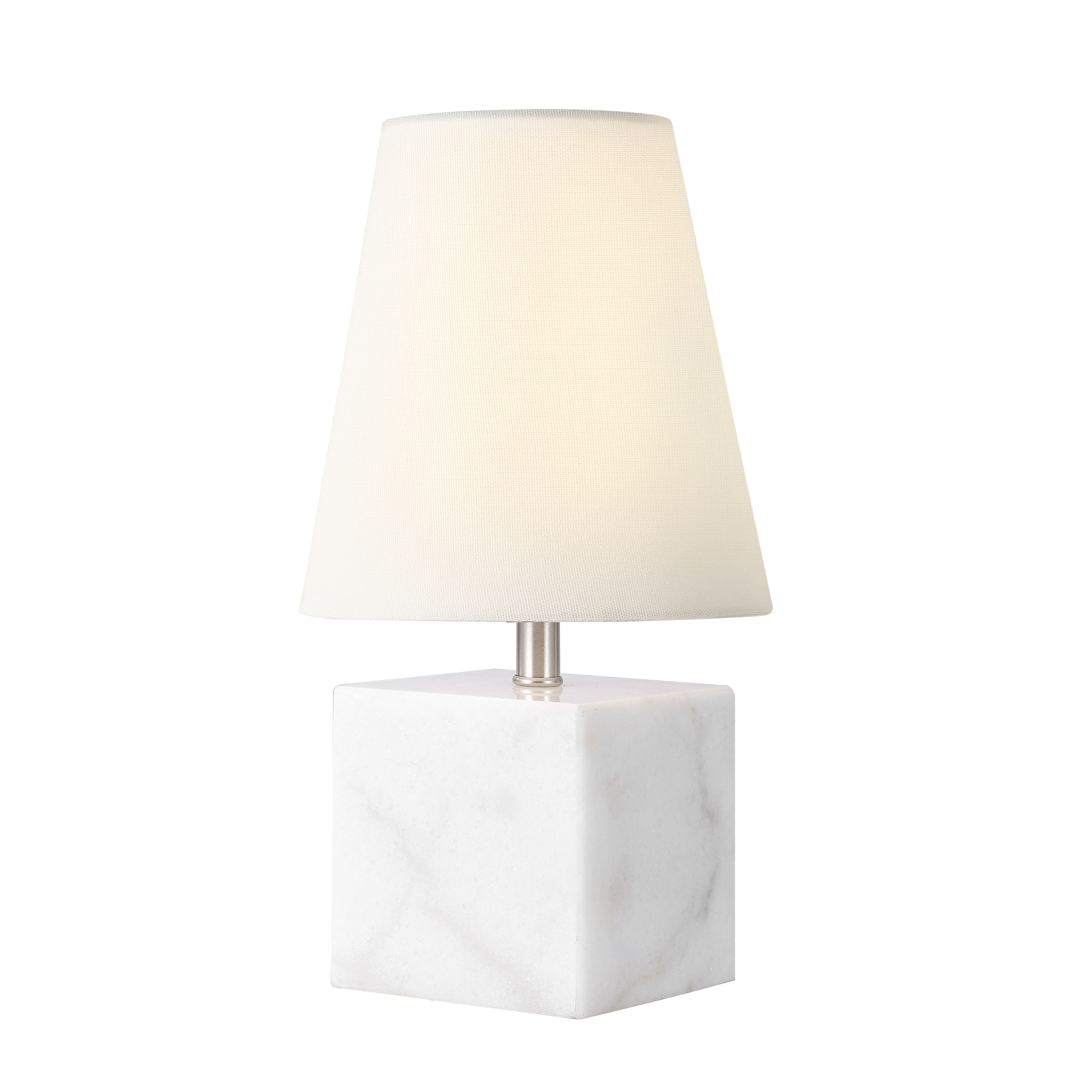 Safavieh Lou 8" Mid-Century Marble Table Lamp, White