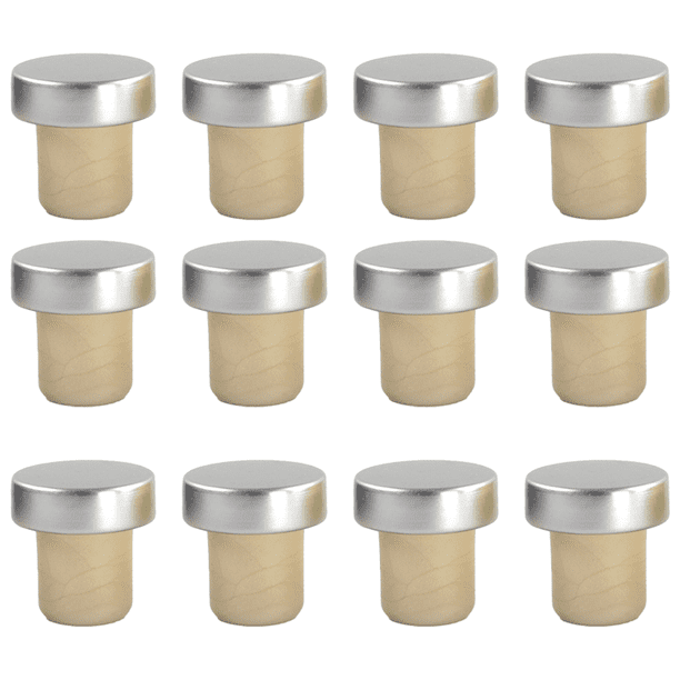 12 piezas de polímero T-plug-aluminio plateado Adepaton CPB-DE-LYY1153-3