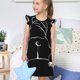 thumbnail image 4 of Fotbe Animal Bulldog Vestido de Dormir para Niñas de 3 a 10 Años, Mangas Cortas, Estilo Princesa, Pijama Camisón con Mangas Voladas-XX-Large, 4 of 6