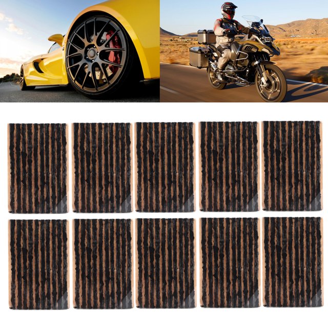 Sealing Strip, Rubber Puncture Recovery Tire Plug Tire Repair Kits 100pcs With 3.9in Extra-long Length For Car For Flat Tire For Off-road Car For Motorcycle