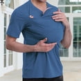 thumbnail image 5 of Jowamay Kangaroo Dad Shirt V Neck Casual Comfort T Shirt with Kangaroo Pouch Slim Fit Summer Tops for Shopping, 5 of 5