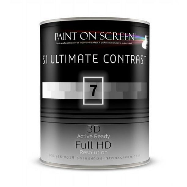 Paint On Screen Projector Screen Paint S1 Ultimate ContrastQuart