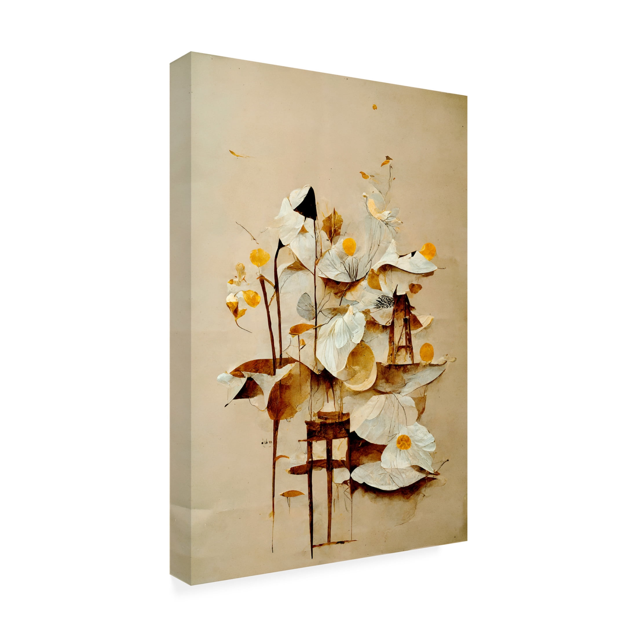 Canvas Wall Art - Treechild 'Primula' Wall Art for Living Room, Bedroom, or Office D?cor by Trademark Fine Art - 16 x 24 Inches