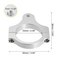 thumbnail image 3 of CNC Fork Brackets Steering Damper Mounting Clamp Universal Fit for Most Motorcycle Accessories 53mm, 3 of 6
