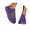 Purple, variant on Women’s Elevated Comfort Knit Slip On Sneakers – Breathable Lofty Sole Casual Shoes with Platform Lift for Everyday Walks Pink 40