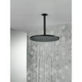 thumbnail image 3 of Delta 52158-BL Single-Setting Metal Raincan Shower Head - Matte Black, 3 of 3