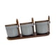 thumbnail image 5 of Tarros de especias de porcelana con cucharas, tarros de especias de cocina para restaurantes, azúcar y sales. gris, 5 of 9