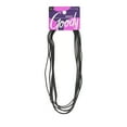 thumbnail image 2 of (2 pack) Goody Ouchless Skinny Comfort Headwraps, Flat Fashion Headbands, Black, 6 Ct, 2 of 6