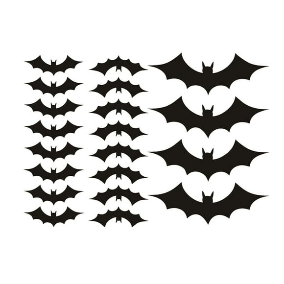 TopLLC Halloween Decor Fall Decor Halloween Decoration PVC Wall Stickers 3D Stereo Stickers 80pcs Halloween Party Favor