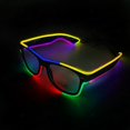 thumbnail image 1 of lunettes Led Lumineuses El Wire Rave Shutter Led Clignotantes Pour Ftes, Edm, Halloween, 1 of 5