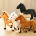 thumbnail image 5 of Lovely Horse Figure Toy Stuffed Sleeping Doll Shower Gifts Horse Washable Doll for Toddler Girlfriends, 5 of 9