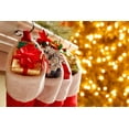 thumbnail image 4 of Set of 12 - 19" Red Velvet Stocking W/White Plush Cuff & Hanging Tag, 4 of 9