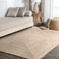 thumbnail image 1 of nuLOOM Wynn Braided Indoor/Outdoor Area Rug, 8' Round, Tan, 1 of 4