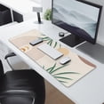 thumbnail image 2 of Long Mouse Pads for Desk,Green Boho Geometric and Plant Pattern Desk Mats on Top Of Desks, Desk Mouse Pad Extra Large with 3mm Non-Slip Base and Stitched Edge for Gaming,Office,Work,Home 31.5"x11.8", 2 of 6