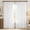 Beige White-40"W x 94"L (Pack of 2), variant on Birch 40"W x 94"L (Pack of 2) Pinch Pleated Linen Light Filtering Curtains
