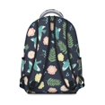 thumbnail image 3 of Pioneer Flower Floral Print Pattern Backpack for School, Cute School Bag with Adjustable Shoulder Straps and Padded Back, 15.3"x11"x7.1", 3 of 5