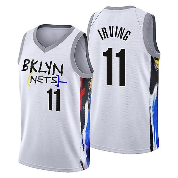 Men's Brooklyn Nets #11 Kyrie Irving 2022-23 White City