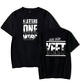 thumbnail image 2 of Jey USO Four Letters One Word T-Shirt Women Men Casual Crewneck Short Sleeve Fashion Tee, 2 of 3