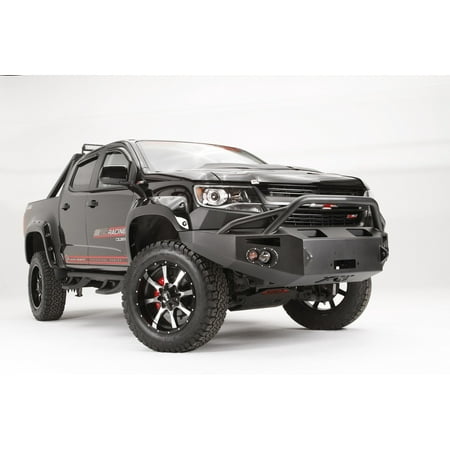 15-18 Colorado Winch Bumper W/ Pre-Runner Guard Matte Black Fits select: 2015-2020 CHEVROLET COLORADO