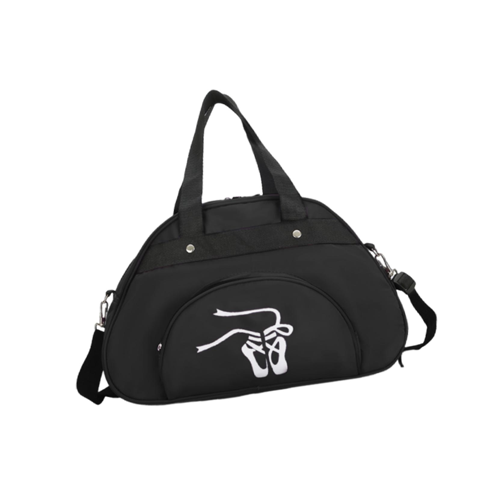Dance Bag Sport Gym Duffle Overnight Shoe Storage Nylon Fabric for Women Girls Ballet Studio Use