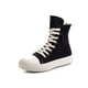 thumbnail image 1 of Zapatillas de deporte planas para mujer, zapatos Unisex de PU y lona con cordones, punta redonda, cómodas, de talla grande 35-44, con plataforma, a estrenar, clásicas, 1 of 5