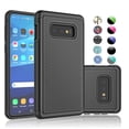thumbnail image 1 of 5.8" Galaxy S10e Case, Galaxy S10e (2019) Case Cover, Njjex [Shock Absorption] Dual Layer Hybrid Armor Defender Protective Case Cover for Smamsung Galaxy S10e 5.8" (2019) -Black, 1 of 4