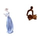 thumbnail image 1 of Estatua De Porcelana De Mujer Pensadora, Figura De Niña Nórdica Moderna, Escultura Humana Abstracta, Adorno Para Estante, Escritorio, Oficina, Bar, Boda, Decoración De Gabinete, 1 of 8