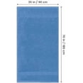 thumbnail image 2 of Luxurious Jumbo Bath Sheet 2 Piece, 600 GSM, 35 by 70 Inches, 100% Ring Spun Cotton, Highly Absorbent and Quick Dry Extra Large Bath Towel, Super Soft Towel, Electric Blue, 2 of 5