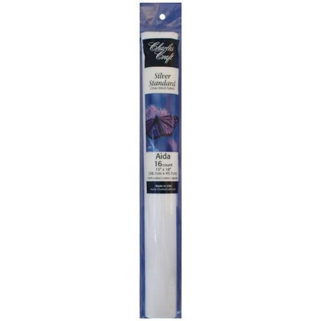 18 Count Aida Cloth - DMC Silver Label Aida 16-Count 15