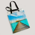 thumbnail image 2 of ABPHQTO Tropical Maldives Resort Hotel Island Beach Sea Sky Canvas Bag Reusable Tote Grocery Shopping Bags Tote Bag 14x16 inch, 2 of 2