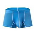 thumbnail image 2 of Bixock Boxer Briefs for Men,Men's Underwear Ice Silk Solid Color Pouch Enhanced Breathable Stretch Briefs, 2 of 6