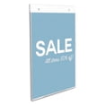 thumbnail image 4 of Classic Image Wall-Mount Sign Holder, Portrait, 8 1/2 X 11, Clear | Bundle of 5 Each, 4 of 7