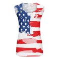 thumbnail image 4 of Simua Summer Tank Top for Women, Ladies Independence Day Printed Suspender Metal Spaghetti Straps Sleeveless Round Neck Top, Size S-2XL, 4 of 5