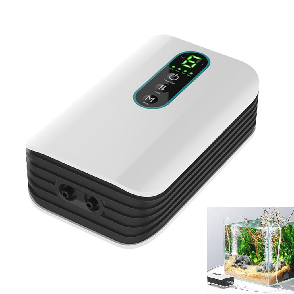 USB Powered Aquariums Aerator Oxygen Pumps Quiet Operations ABS Fishtanks Water Pumps for Underwater Safe Habitats