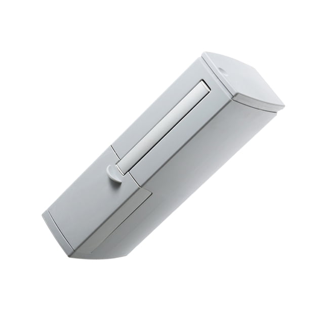 Cateissary Bote de basura de plástico ligero y ecológico con soporte para cepillo de baño para una fácil limpieza conveniente Suministros de limpieza para el hogar S gris