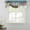Blue, variant on Red Brown Tie Up Valance Curtains for Windows, Kitchen Curtains Window Treatments, Blue White Modern Rustic Neutral Graffiti Art Short Window Shades Valances for Bedroom Bathroom Cafe 54"x18"
