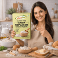 thumbnail image 3 of Wheafree Sans Gluten Maida Remplaçant / Farine Polyvalente (17.6oz/500g) / Végétalien / Sans Lactose / Halal / non-OGM / Sans Blé / Sans Soya / Sans Noix, 3 of 6