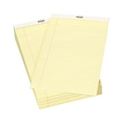 Legal Pads, 8-1/2 x 14 Inches, 50 Sheets Each, Canary, Pack of 12