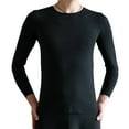 thumbnail image 2 of CENL Mens See-through Mesh Ice silk T-Shirt Long Sleeve Undershirt Fitness Muscle Top, 2 of 8