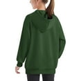 thumbnail image 4 of WIZUTIZ Oversized Hooded Sweater Long Sleeve Shirts for Girls Round Neck Essentials Tops Kids Fashion Sweatshirt 4-14 Years up to 45% Off, 4 of 6