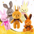 thumbnail image 2 of Conejito de Pascua llavero de peluche conejito para cesta de Pascua regalos de recuerdo Deng Xun unisex, 2 of 2