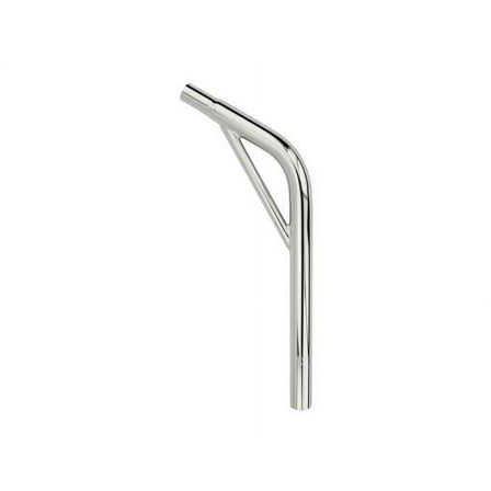 Bike Lay-Back steel Seat Post W/Support Steel 25.4mm Chrome.