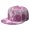 Boho Flora, variant on Boho Floral Snapback Cap - Elegant Vintage Unisex Flat Visor Hat with Colorful Paisley Pattern for Street Fashion